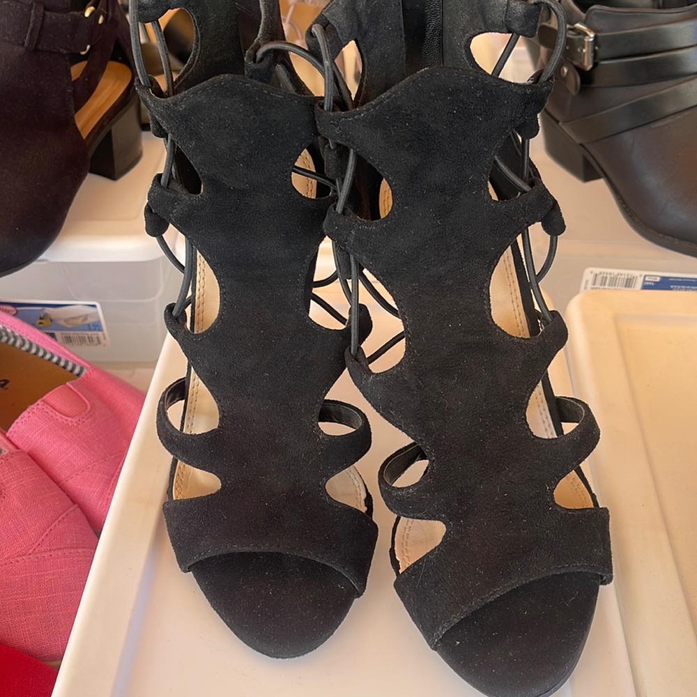 Black heels